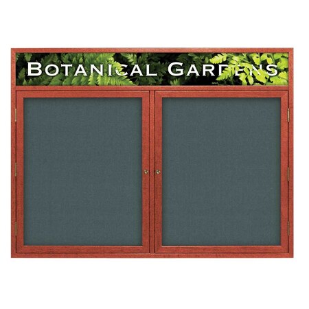 United Visual Products Open Faced Traditional Corkboard, 60x36" UV643A-BLACK-PEARL